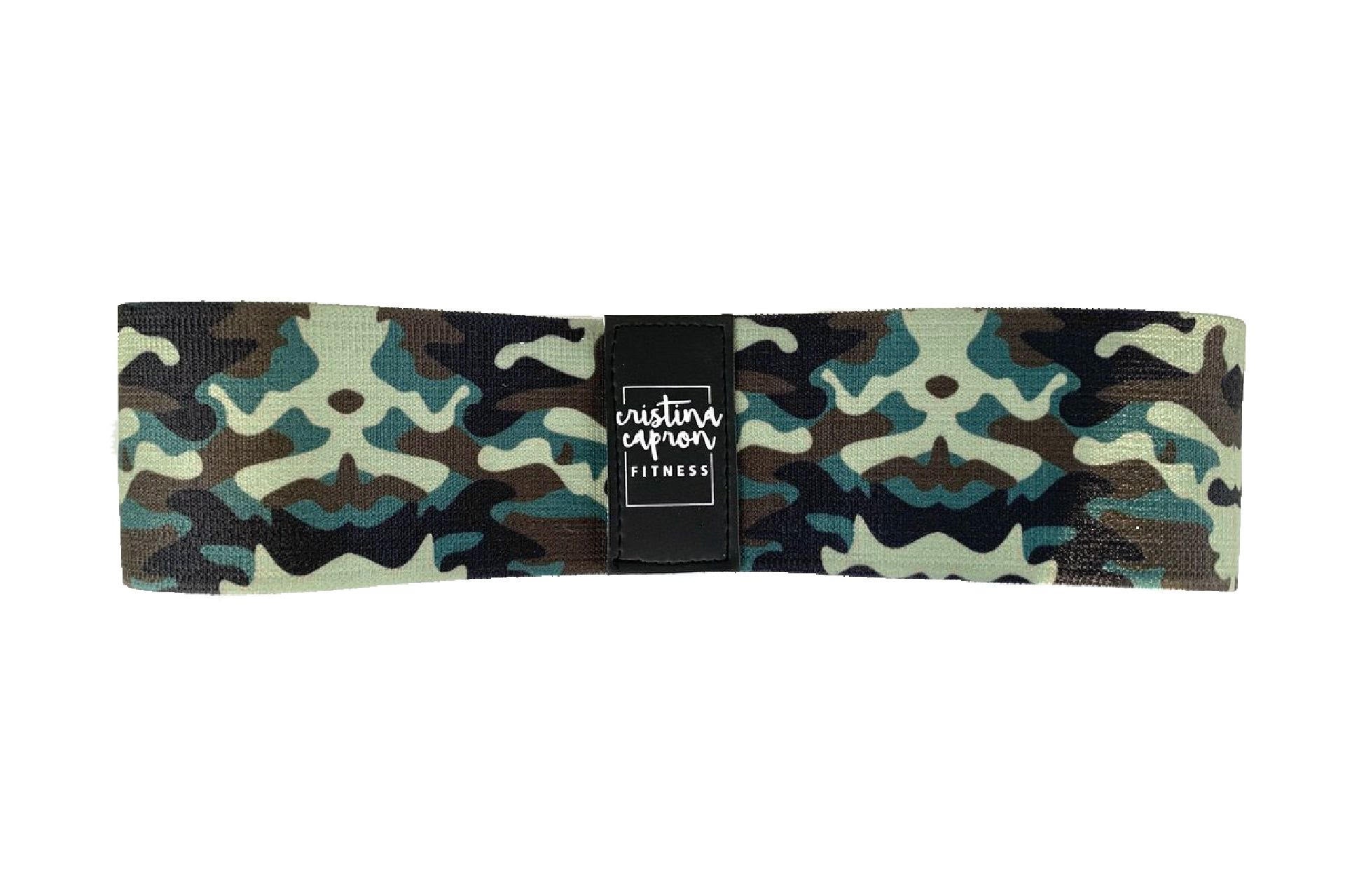 Camo Small Loop Band Extra Heavy Resistance Cristina Capron Fitness