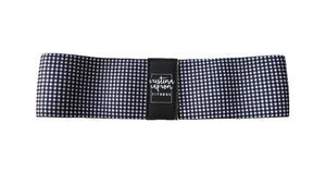 B&W Gingham Small Loop Band / Heavy Resistance